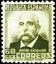 Spain 1932 Characters 60 CTS Green Edifil 672. España 672. Uploaded by susofe